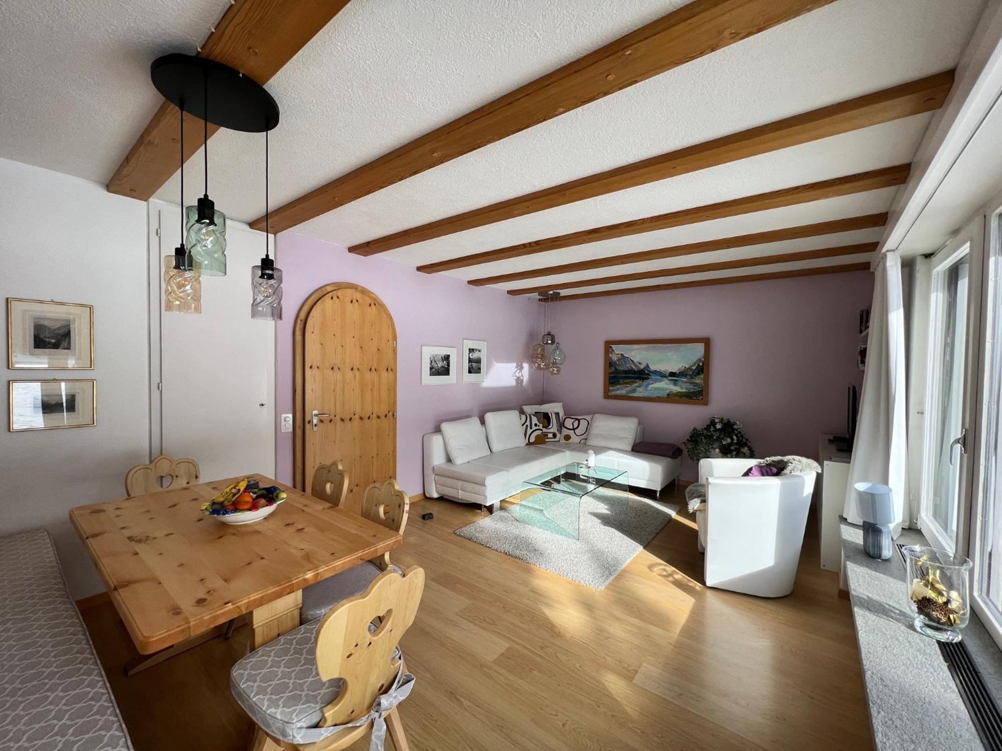 Apartmán Chesa Suot Ovas Sils Maria Pokoj fotografie